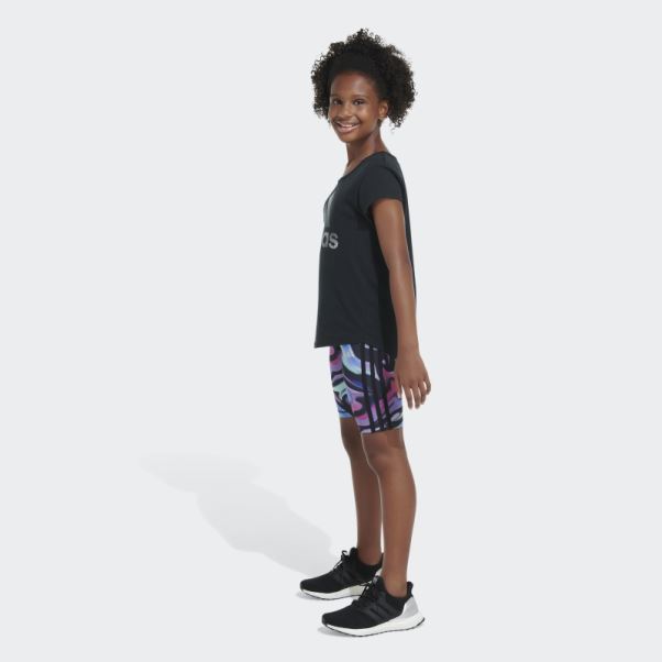 Short Cycliste Adidas Aop Noir