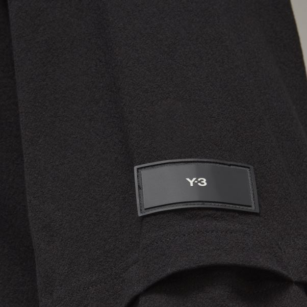 T-shirt à Manches Longues En Jersey Crêpe Adidas Y-3
