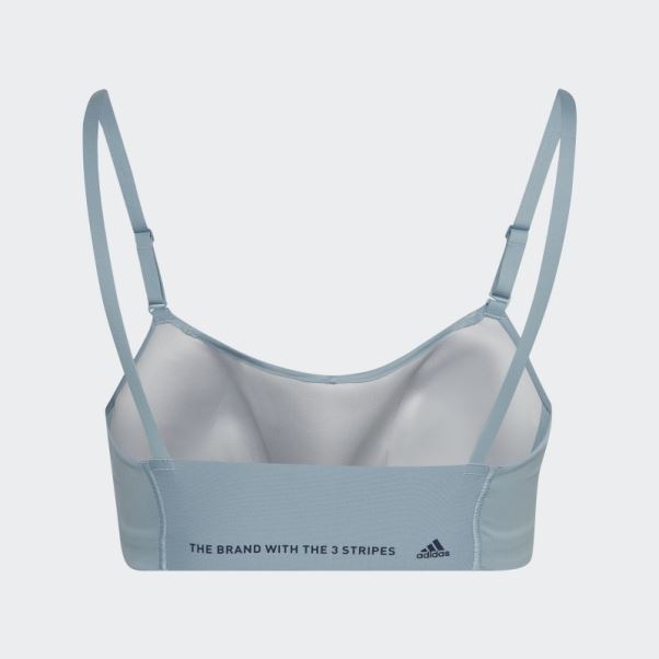 Soutien-gorge à Maintien Léger Yoga Studio (taille Plus) Gris Adidas