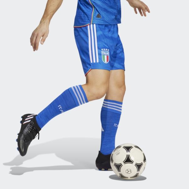 Short Adidas Italy 23 Home Authentique Bleu