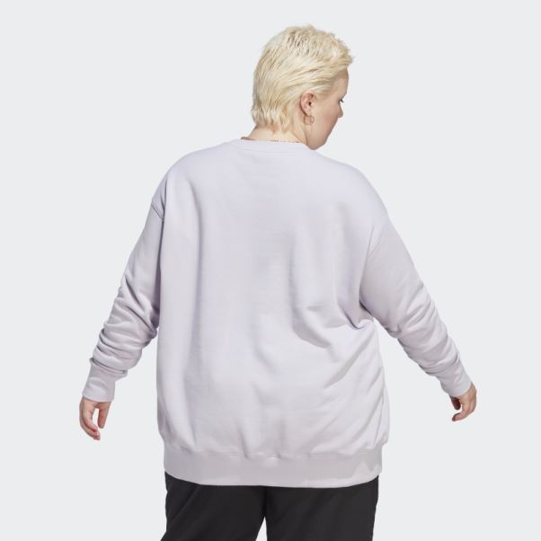 Sweat-shirt Toujours Original (taille Plus) Adidas Silver Dawn