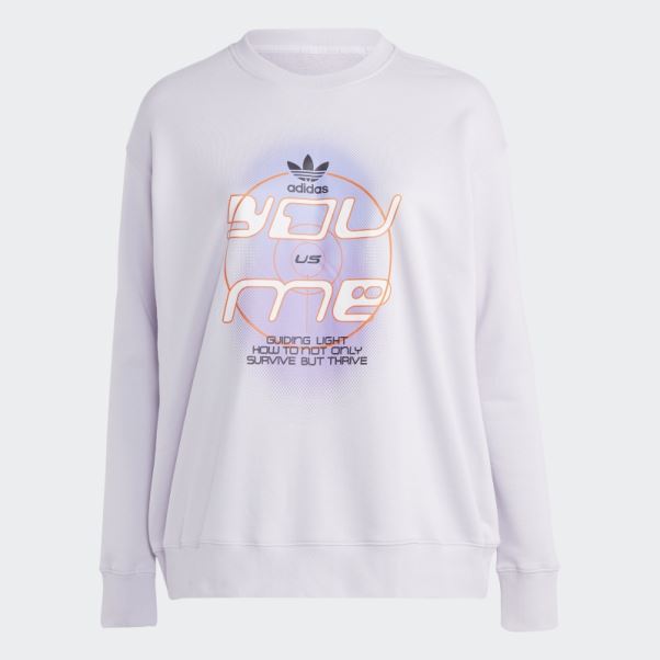 Sweat-shirt Toujours Original (taille Plus) Adidas Silver Dawn