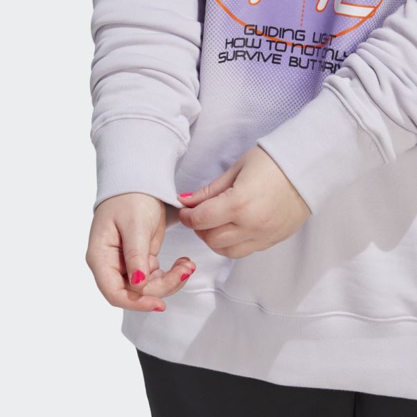 Sweat-shirt Toujours Original (taille Plus) Adidas Silver Dawn