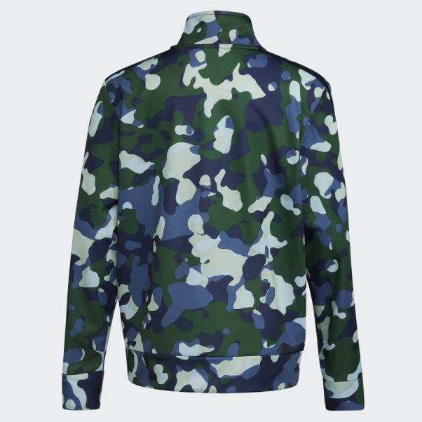 Veste En Tricot Core Camo Bleu Marine Adidas