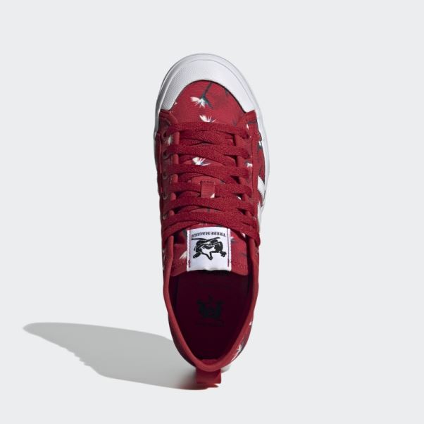 Thebe Magugu Nizza Platform Mid Chaussures Adidas Rouge