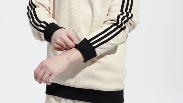 Adidas Adicolor Classics Waffle Crew Blanc