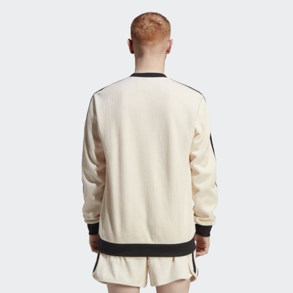 Adidas Adicolor Classics Waffle Crew Blanc
