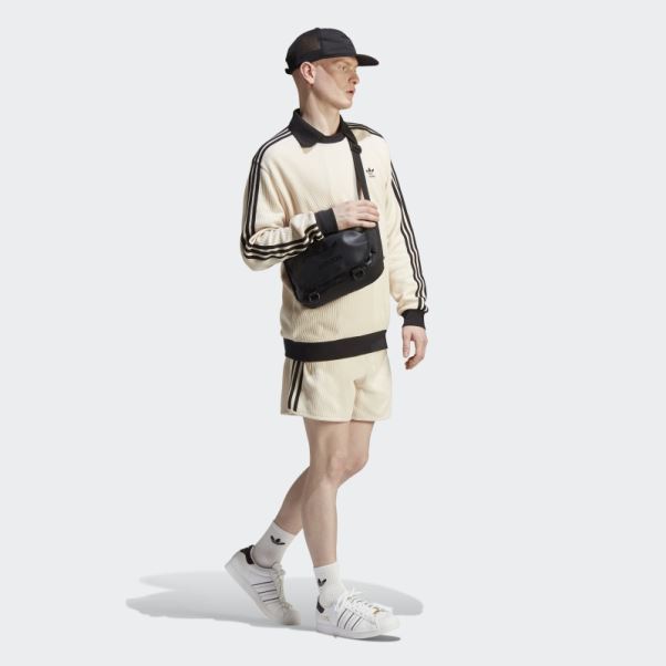 Adidas Adicolor Classics Waffle Crew Blanc