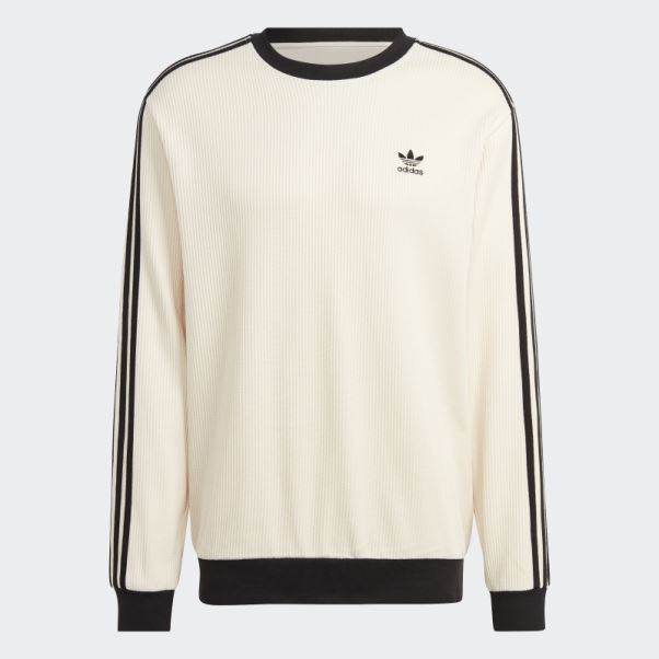 Adidas Adicolor Classics Waffle Crew Blanc