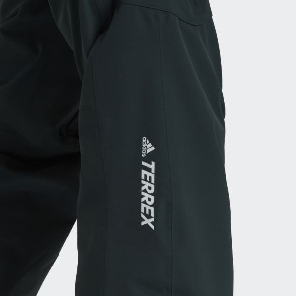 Adidas Pantalon De Neige Isolé Vert Terrex Resort à Deux Couches
