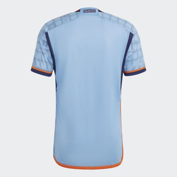 Maillot New York City Fc 23/24 Domicile Authentique Adidas Bahia Bleu Clair