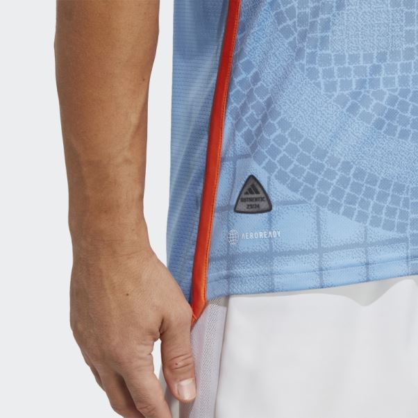 Maillot New York City Fc 23/24 Domicile Authentique Adidas Bahia Bleu Clair