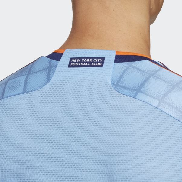 Maillot New York City Fc 23/24 Domicile Authentique Adidas Bahia Bleu Clair