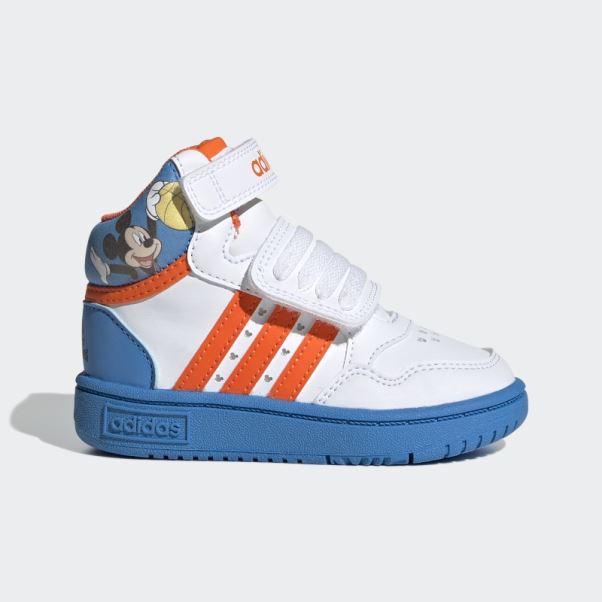 Adidas Mickey Mid Hoops Chaussures Orange