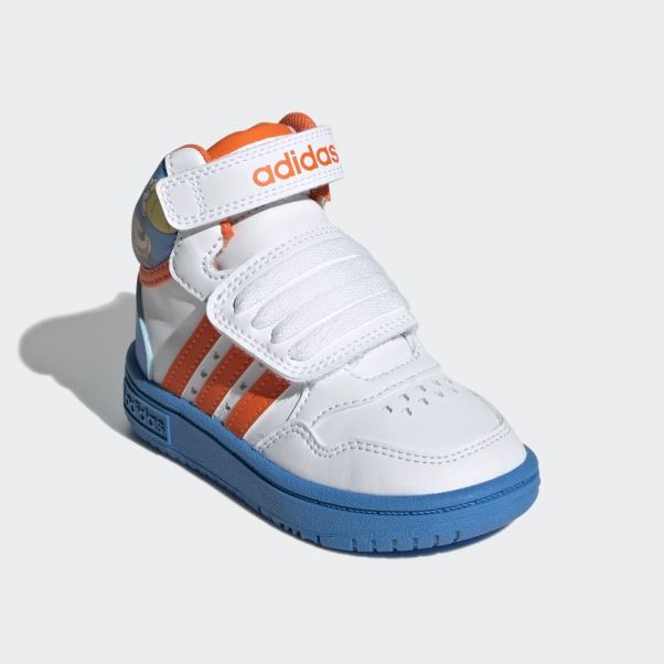 Adidas Mickey Mid Hoops Chaussures Orange