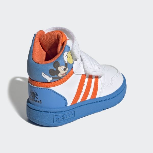 Adidas Mickey Mid Hoops Chaussures Orange