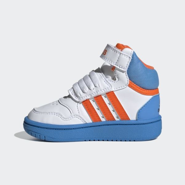 Adidas Mickey Mid Hoops Chaussures Orange