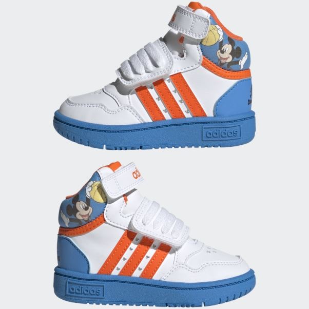 Adidas Mickey Mid Hoops Chaussures Orange