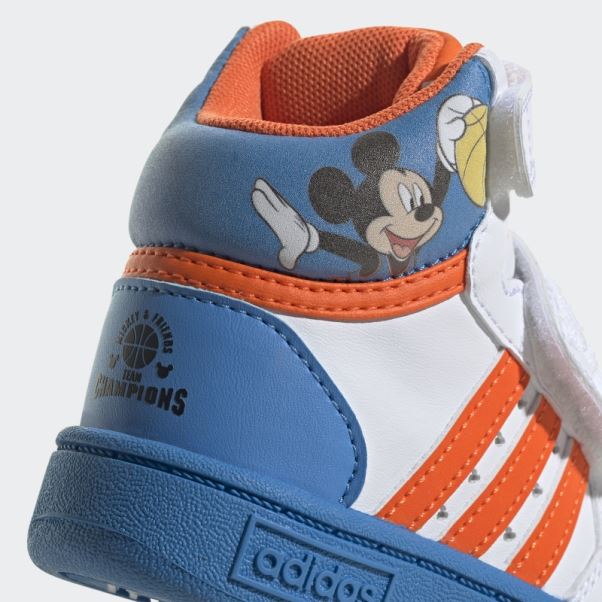 Adidas Mickey Mid Hoops Chaussures Orange