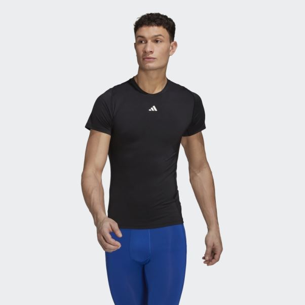 T-shirt D'entrainement Techfit Adidas Noir