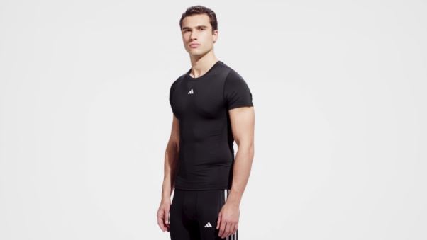 T-shirt D'entrainement Techfit Adidas Noir