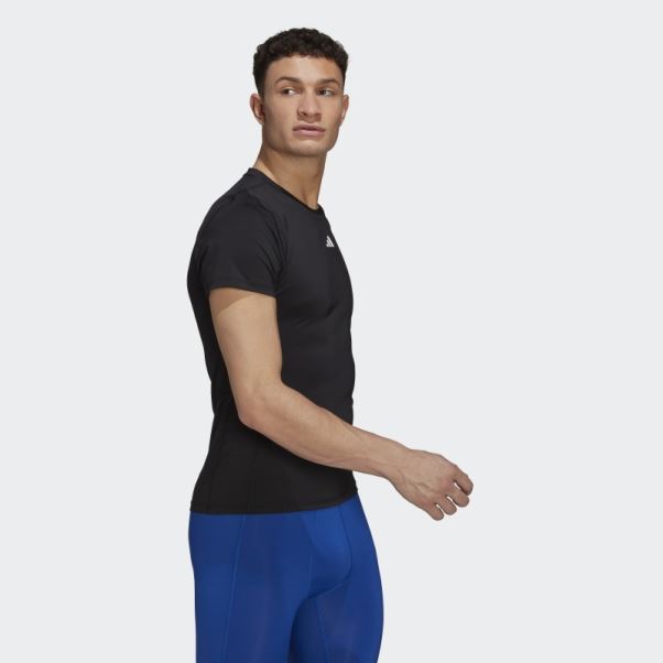 T-shirt D'entrainement Techfit Adidas Noir