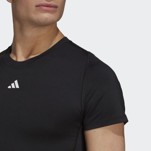 T-shirt D'entrainement Techfit Adidas Noir