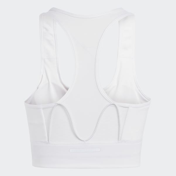 Soutien-gorge De Course à Maintien Moyen Adidas Blanc