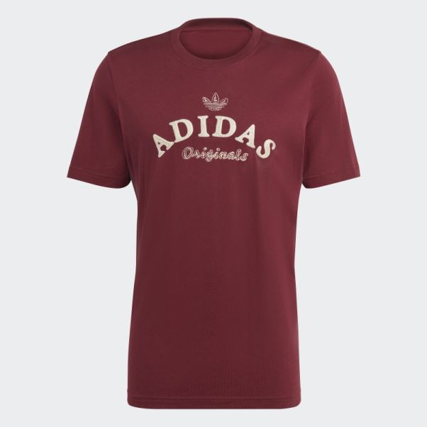T-shirt Graphique Rouge Adidas