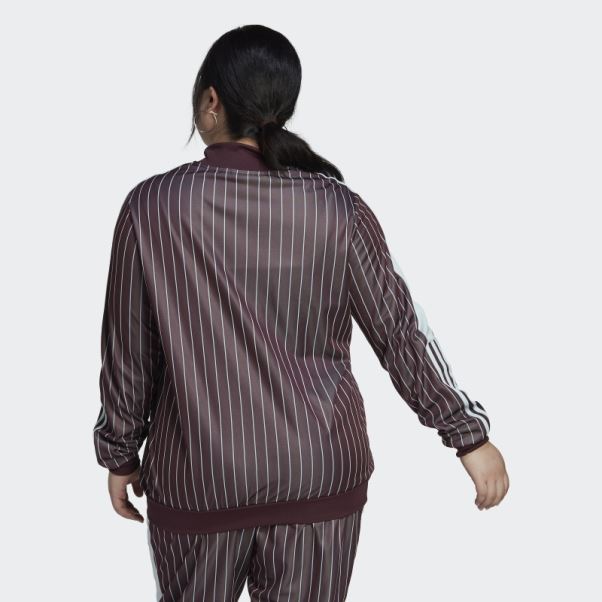 Veste De Survêtement Adidas Tiro Marron (grande Taille)