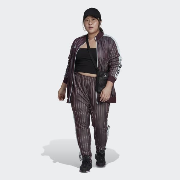 Veste De Survêtement Adidas Tiro Marron (grande Taille)
