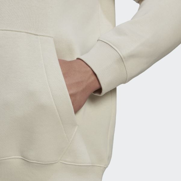 Adidas Essentials Feelvivid Sweat à Capuche En Molleton De Coton Aluminium
