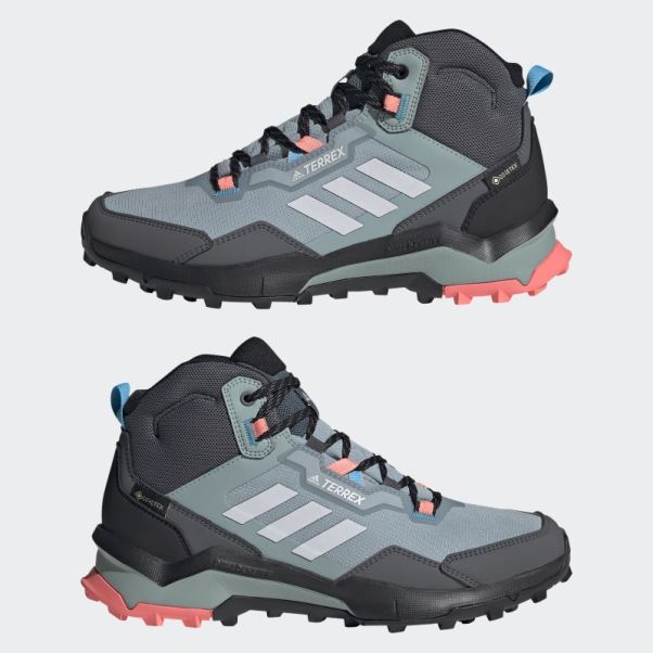 Terrex Ax4 Mid Gore-tex Chaussures De Randonnée Adidas Gris