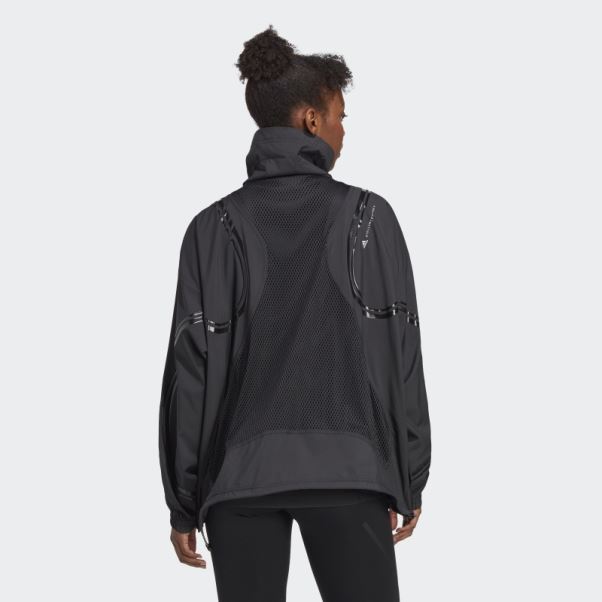 Adidas By Stella Mccartney Truepace Veste Tissée Noir Mode