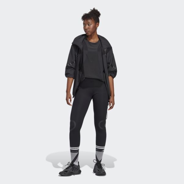 Adidas By Stella Mccartney Truepace Veste Tissée Noir Mode