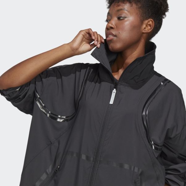 Adidas By Stella Mccartney Truepace Veste Tissée Noir Mode