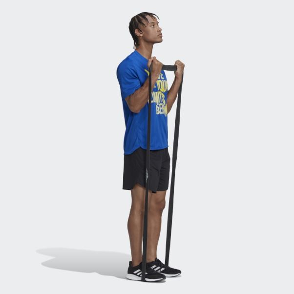 Bleu Royal Conçu Pour Le Mouvement Aeroready Hiit Slogan Training T-shirt Adidas