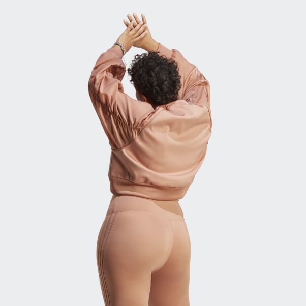 Haut De Survêtement Super Fille Toujours Original (taille Plus) Adidas Argile