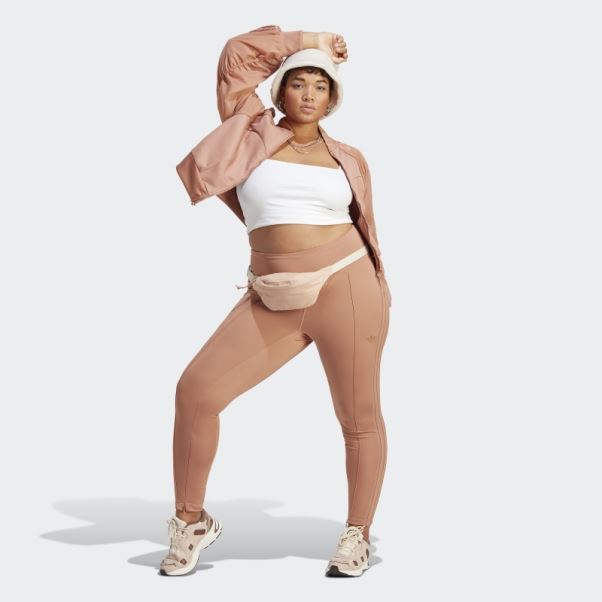 Haut De Survêtement Super Fille Toujours Original (taille Plus) Adidas Argile