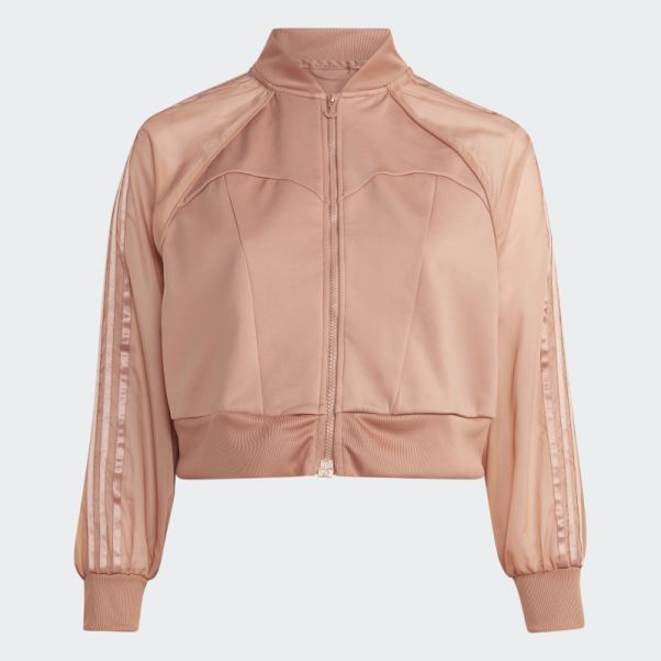 Haut De Survêtement Super Fille Toujours Original (taille Plus) Adidas Argile
