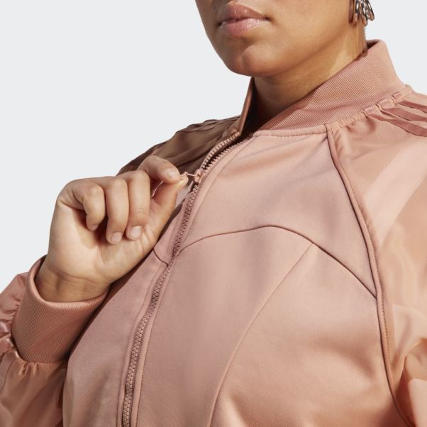 Haut De Survêtement Super Fille Toujours Original (taille Plus) Adidas Argile
