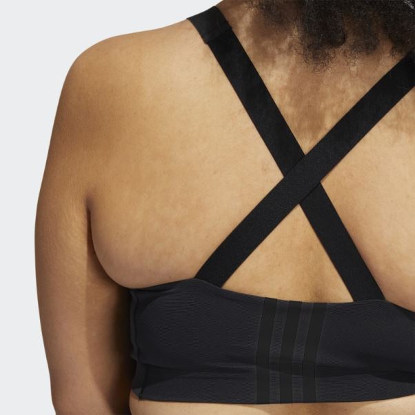 Adidas Tlrd Impact Luxe Training Soutien-gorge à Maintien élevé (taille Plus) Mode Noir