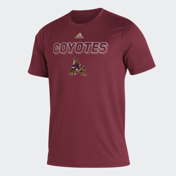 Tee Shirt Adidas Coyotes Bordeaux