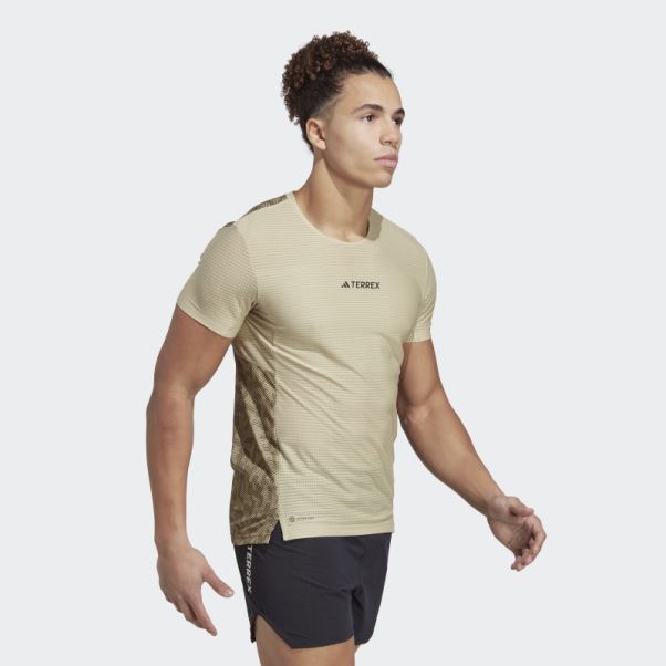 Terrex Agravic Pro Trail Running Tee Adidas Savane