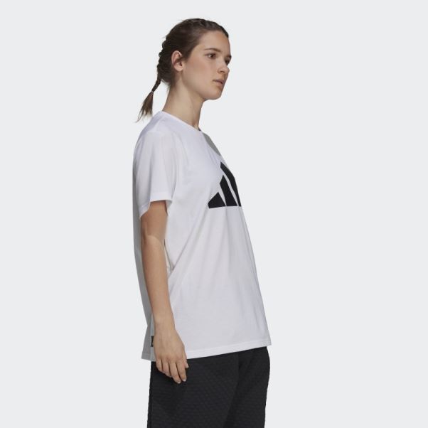 T-shirt Graphique à Logo Future Icons Blanc Adidas Mode