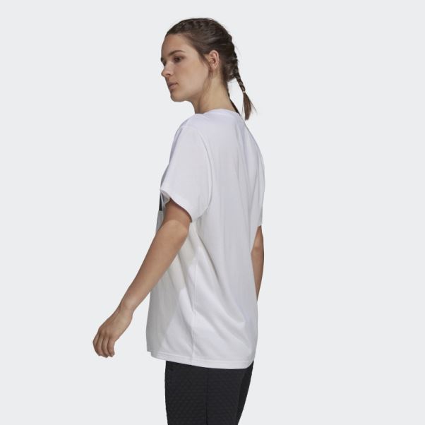 T-shirt Graphique Logo Future Icons Blanc Adidas