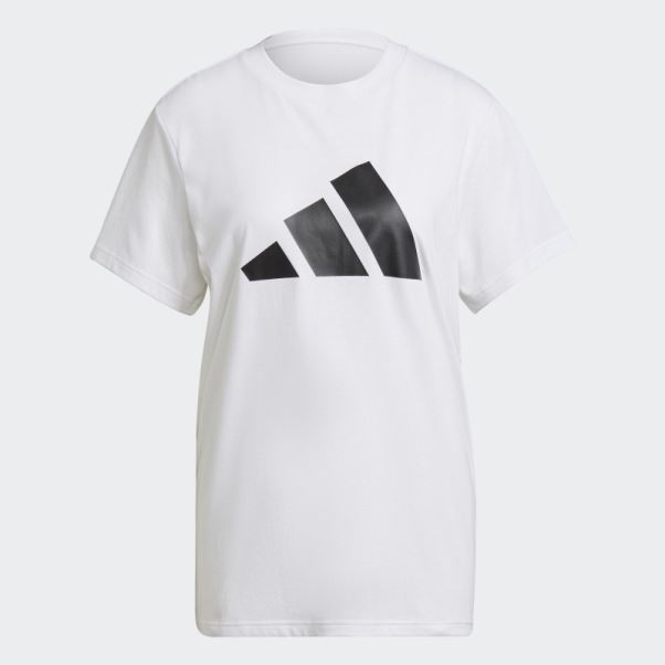 T-shirt Graphique Logo Future Icons Blanc Adidas