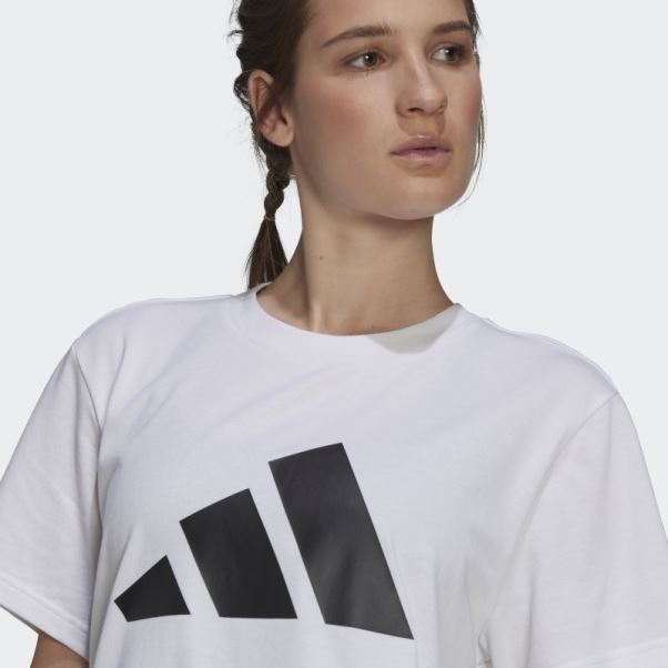 T-shirt Graphique Logo Future Icons Blanc Adidas