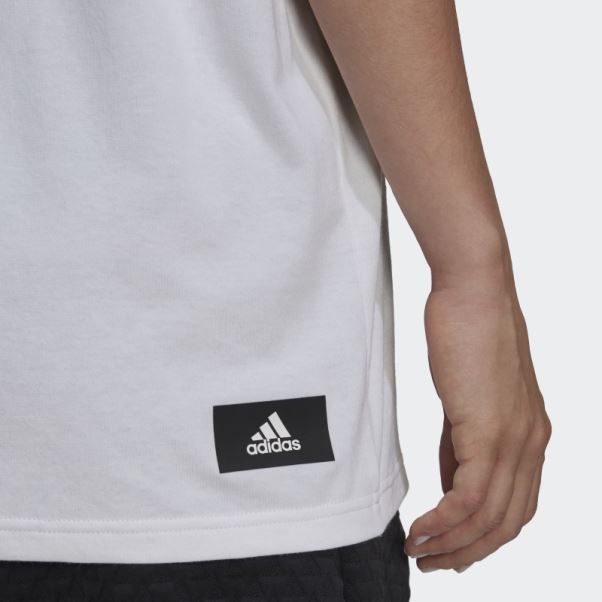 T-shirt Graphique Logo Future Icons Blanc Adidas