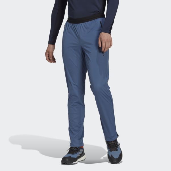 Pantalon De Jogging Softshell De Ski De Fond Terrex Xperior Acier Adidas
